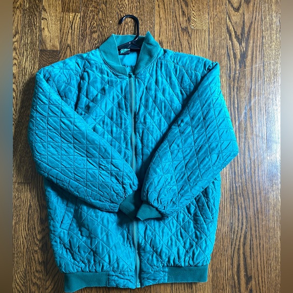 Jackets & Coats Vintage Emerald Green Bomber Jacket Poshmark